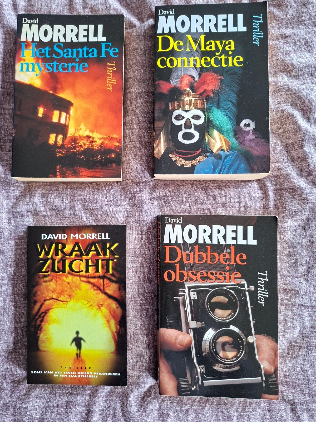 8 titels van David Morrell, Boeken, Ophalen of Verzenden, Gelezen