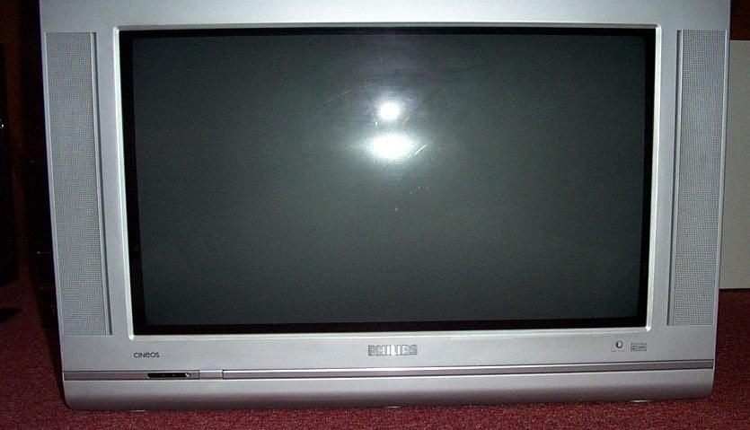 Zware nog werkende 28" CRT Philips breedbeeld TV (geen HDMI), Audio, Tv en Foto, Televisies, Ophalen, Philips, Gebruikt, 100 Hz