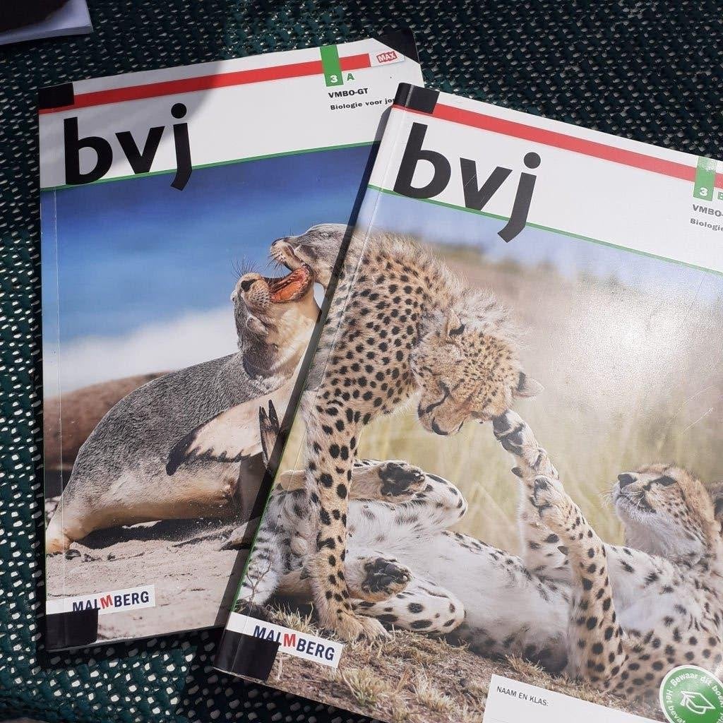 2 biologieboeken (VMBO-GT) BVJ 3A en 3B, Malmberg, Ophalen of Verzenden, Zo goed als nieuw, Beta