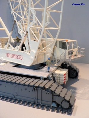 Terex Demag CC8800 rupskraan | Conrad Jib + extra ballast |, Hobby en Vrije tijd, Ophalen of Verzenden, Zo goed als nieuw, Hijskraan, Tractor of Landbouw