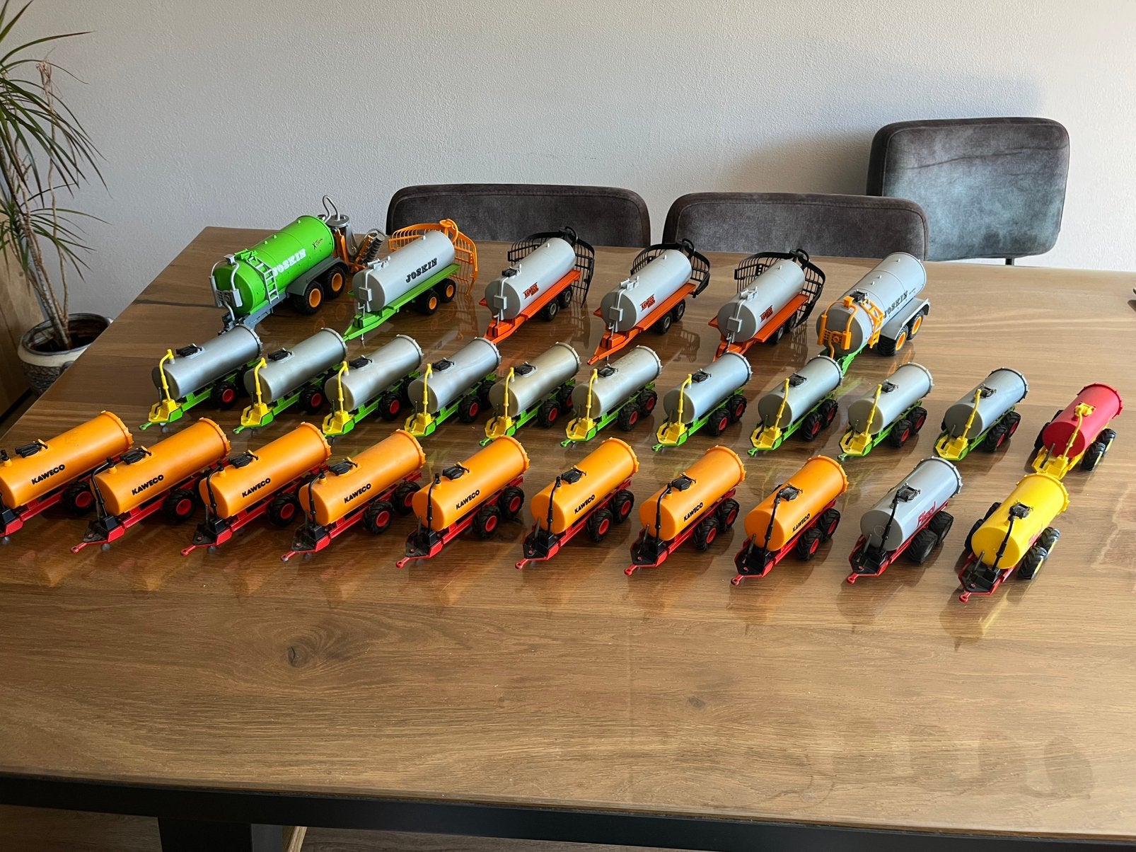 27 vacuüm tanks mesttank injecteur Siku Kaweco Joskin Fliegl, Ophalen of Verzenden, Zo goed als nieuw, Tractor of Landbouw, SIKU
