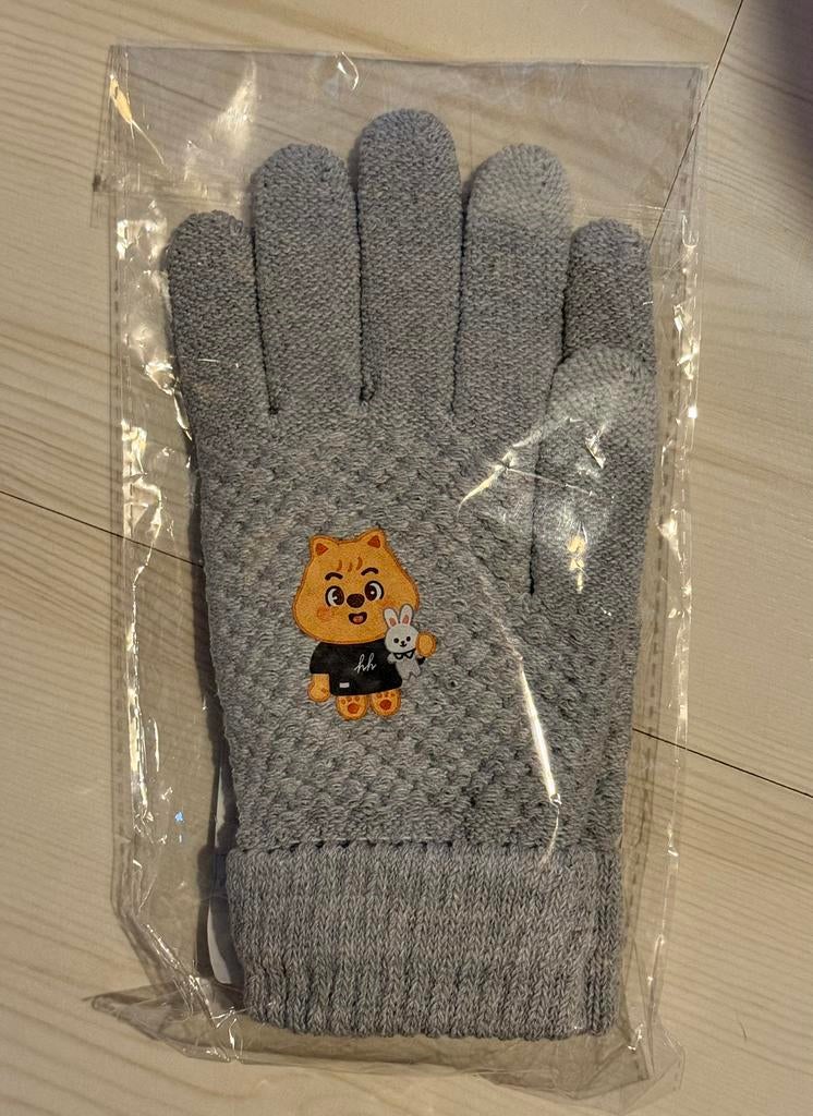 Stray Kids Han Quokka handschoenen grijs helemaal nieuw, Ophalen of Verzenden, Nieuw, Gebruiksvoorwerp