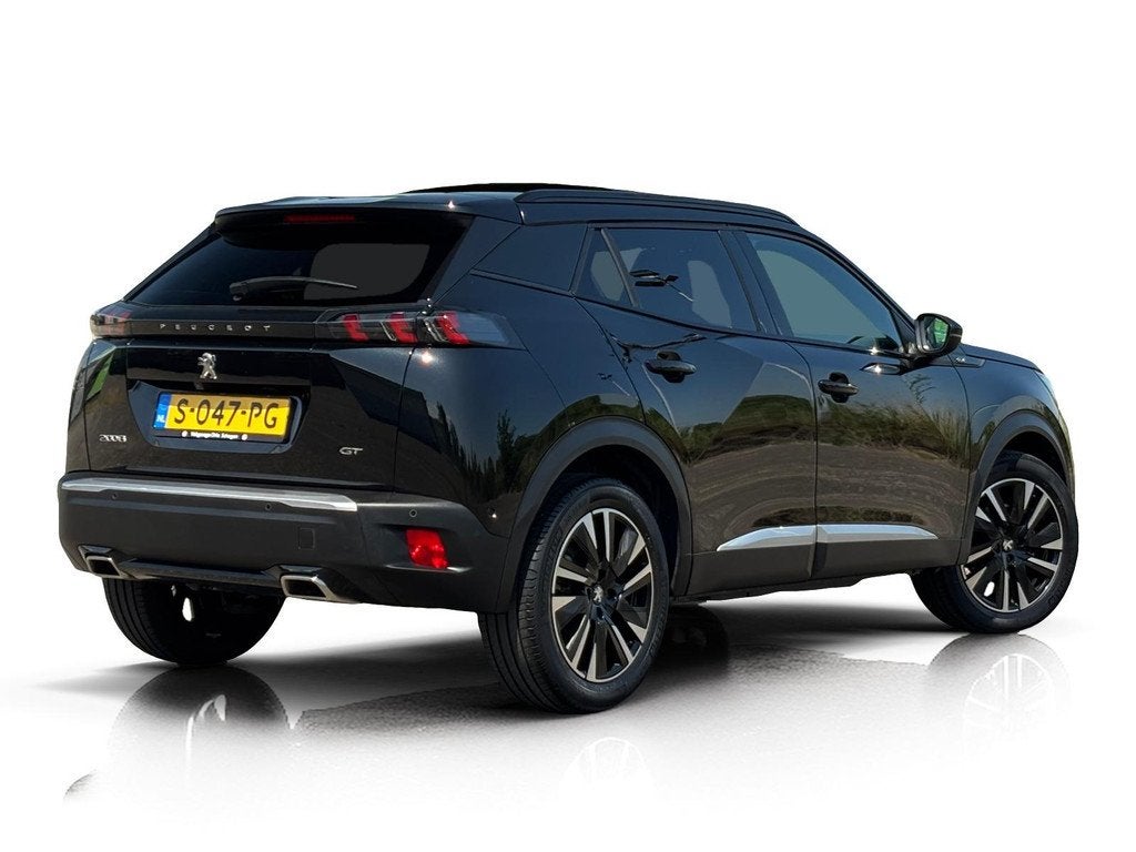 Peugeot 2008 1.2 156 PK Aut8 GT Pack ✅ Pano ✅ ACC ✅ LE, Auto's, Peugeot, Gebruikt, Zwart, 1180 kg, 3 cilinders