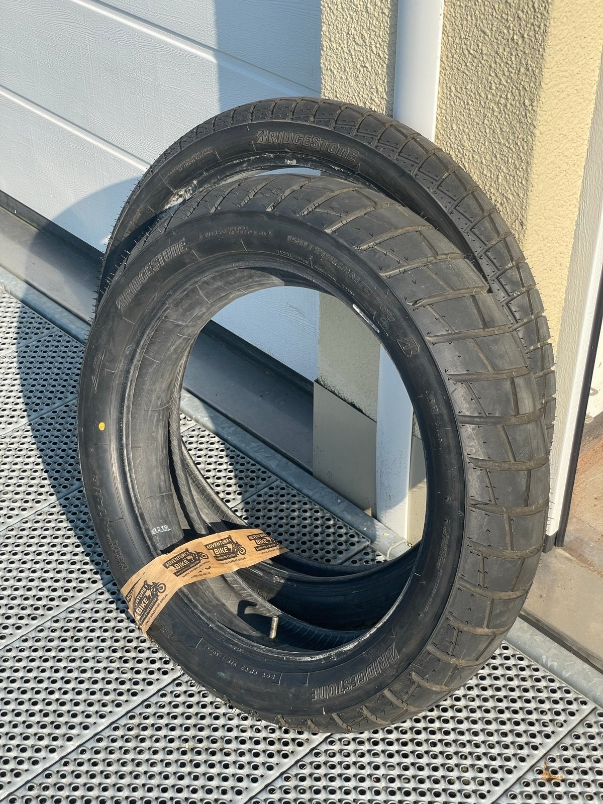 Bridgestone Battlax Adventure Trail AT41 Motorbanden, Ophalen, Gebruikt