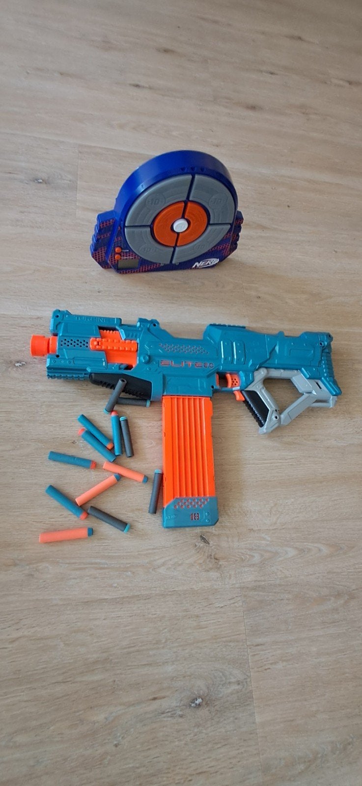 Nerf Elite 2.0 Blaster met digitaal doelwit, Ophalen of Verzenden, Gebruikt
