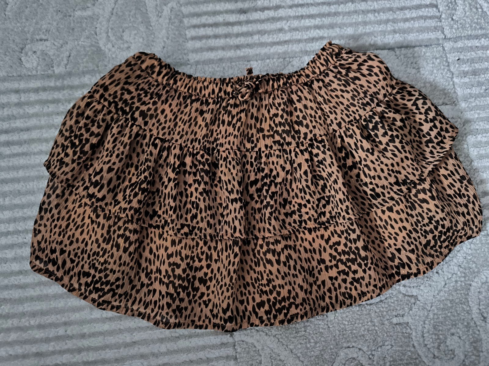 Zara leopardprint skort / rokje met short – maat 8 jaar, Meisje, Ophalen of Verzenden, Zo goed als nieuw, Zara