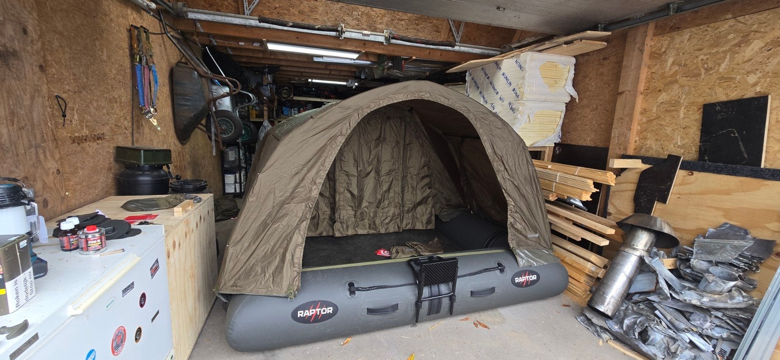 trakker tempest brolly 100 met scull cap en solcialcap, Ophalen of Verzenden, Zo goed als nieuw, Overige typen