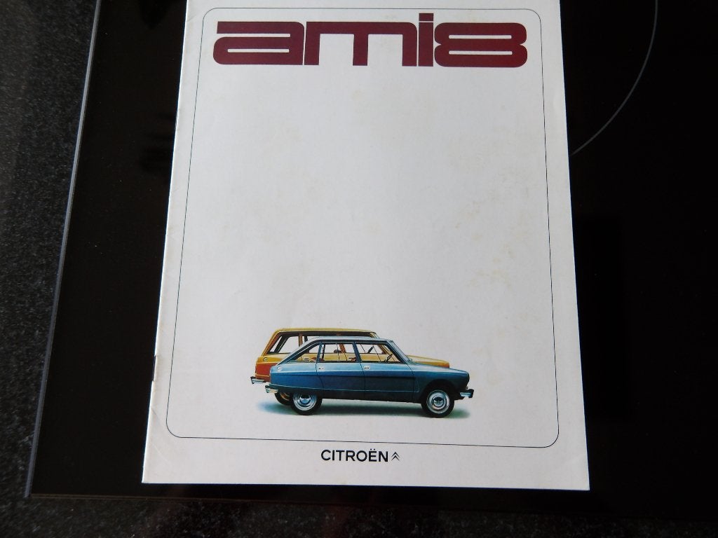 Citroën Ami 8 Brochure - Origineel uit de jaren '70, Ophalen of Verzenden, Zo goed als nieuw, Citroën