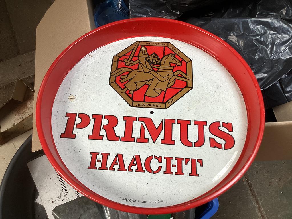 Primus bier dienblad, Ophalen of Verzenden, Gebruikt, Gebruiksvoorwerp