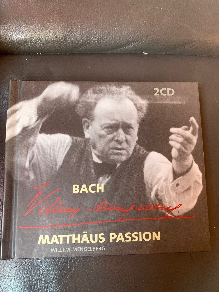 Bach - Matthäus Passion (2CD) - Willem Mengelberg, Digipak, Ophalen of Verzenden, Zo goed als nieuw, Oratorium