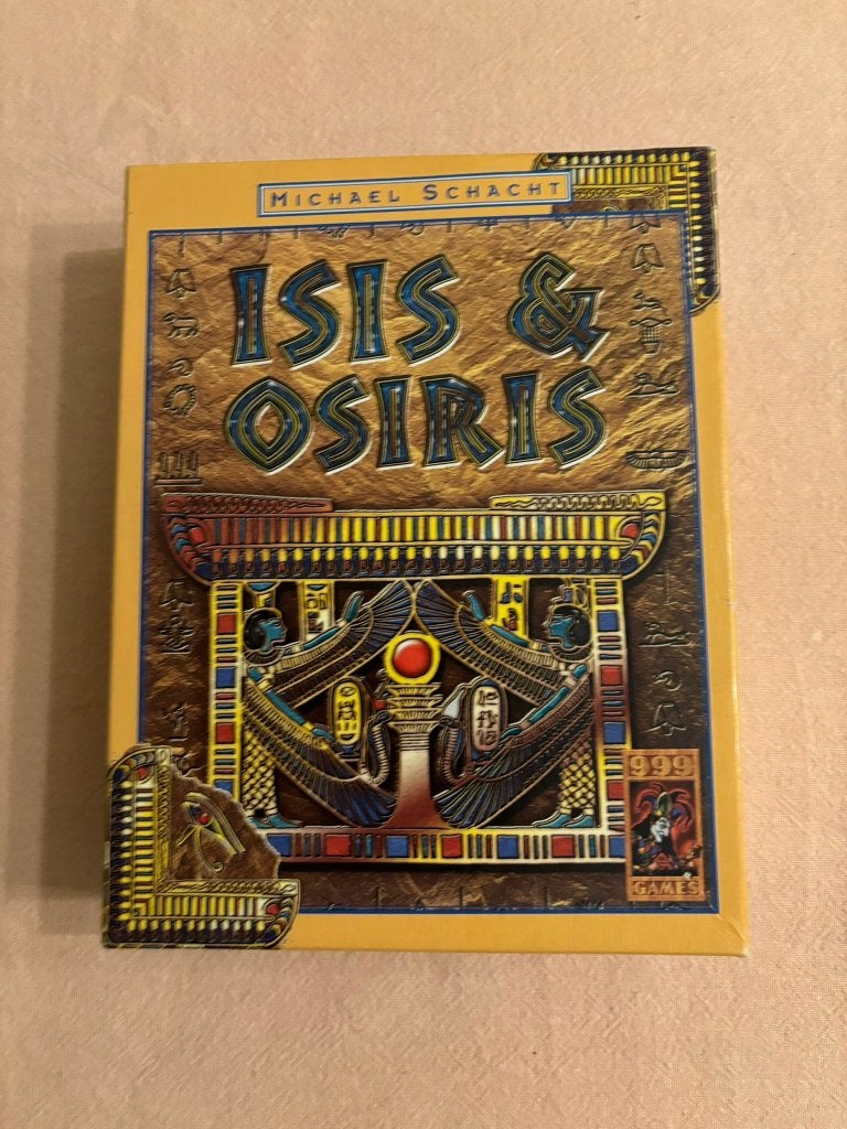 999 games isis en osiris bordspel in nette staat compleet!, Een of twee spelers, Ophalen of Verzenden, Zo goed als nieuw, 999 Games