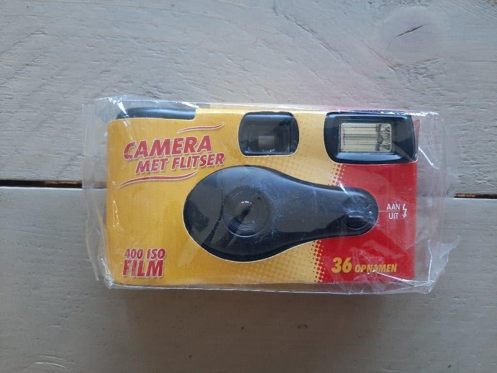 Nieuwe wegwerpcamera met flitser, Ophalen of Verzenden, Nieuw, Compact, Overige Merken