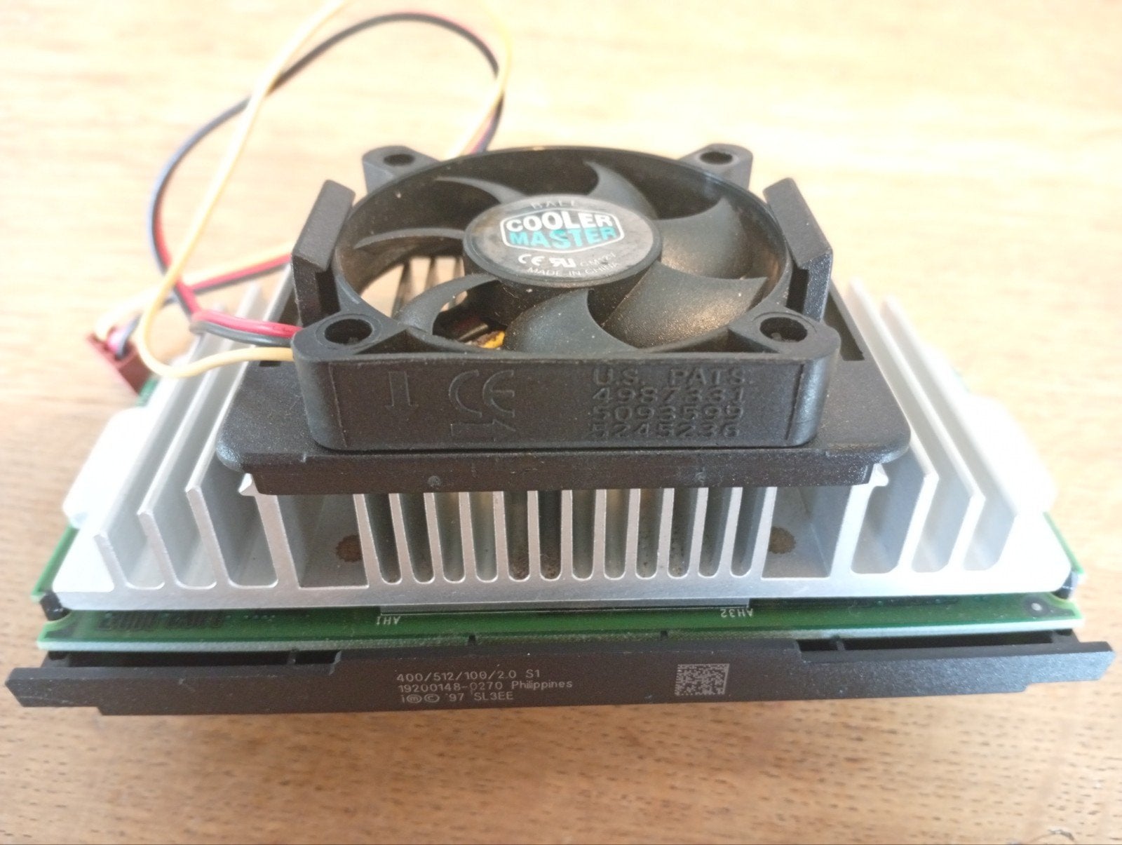 Intel pentium II processor 400 met Cooler Master koeler, Computers en Software, Ophalen of Verzenden, Gebruikt, Intel Pentium