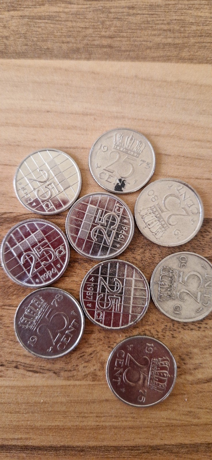 25 cent muntstukken, Ophalen of Verzenden, 25 cent