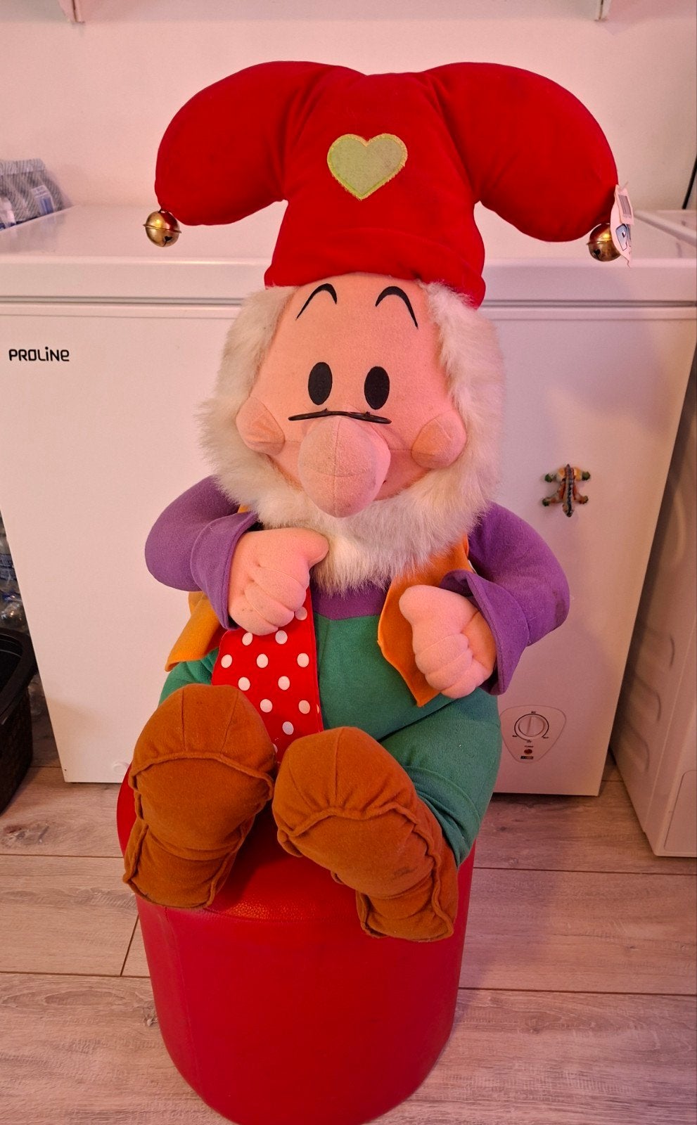 Grote Knuffel Plop Kabouter - Zo goed als nieuw, Ophalen, Overige merken, Overige karakters, Overige typen