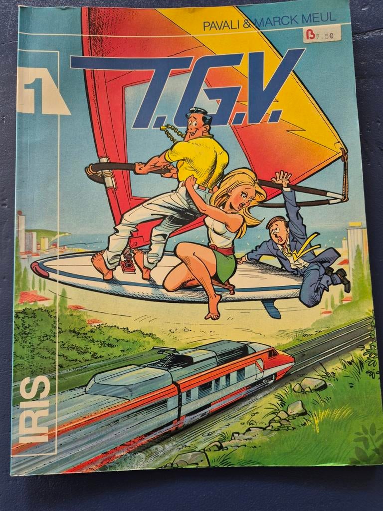 Stripboek T.G.V. nummer 1 - Uitgave 1987, Eén stripboek, Ophalen of Verzenden, Gelezen, Pavali & Marck Meul