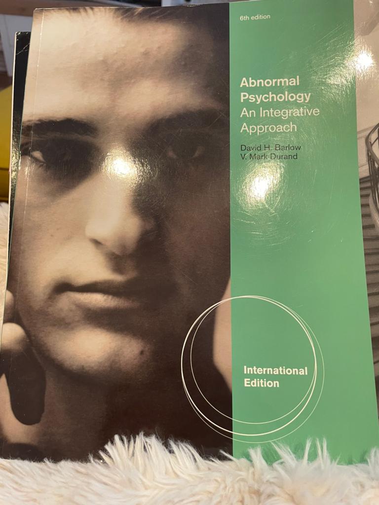 Abnormal psychology, an integrative approach, Boeken, Ophalen of Verzenden, Alpha, Zo goed als nieuw, WO