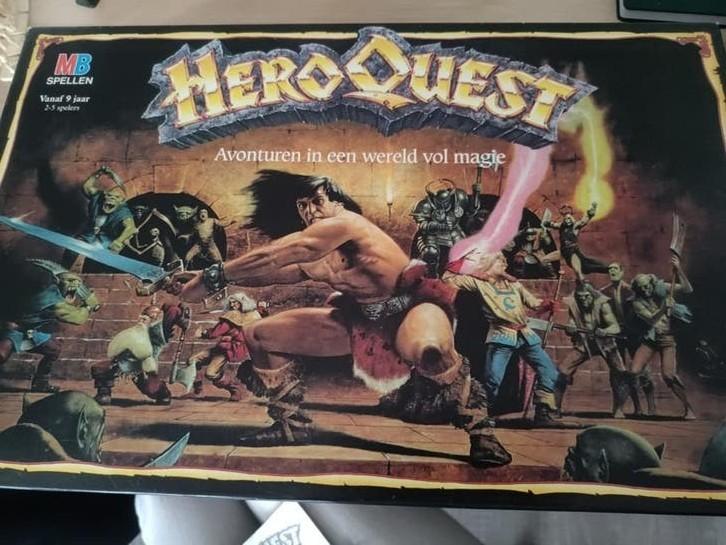 Heroquest +Terugkeer van de Heksenmeester & Kellar's Kerkers, Hobby en Vrije tijd, Drie of vier spelers, Ophalen of Verzenden