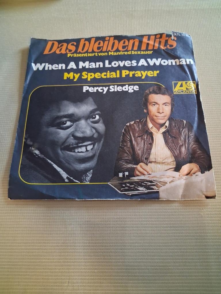 PERCY SLEDGE DUBBELHIT HOES GEBRUIKSPOREN  VINYL MOOIE STAAT, Cd's en Dvd's, Vinyl | Pop, Ophalen of Verzenden, Gebruikt, Overige formaten