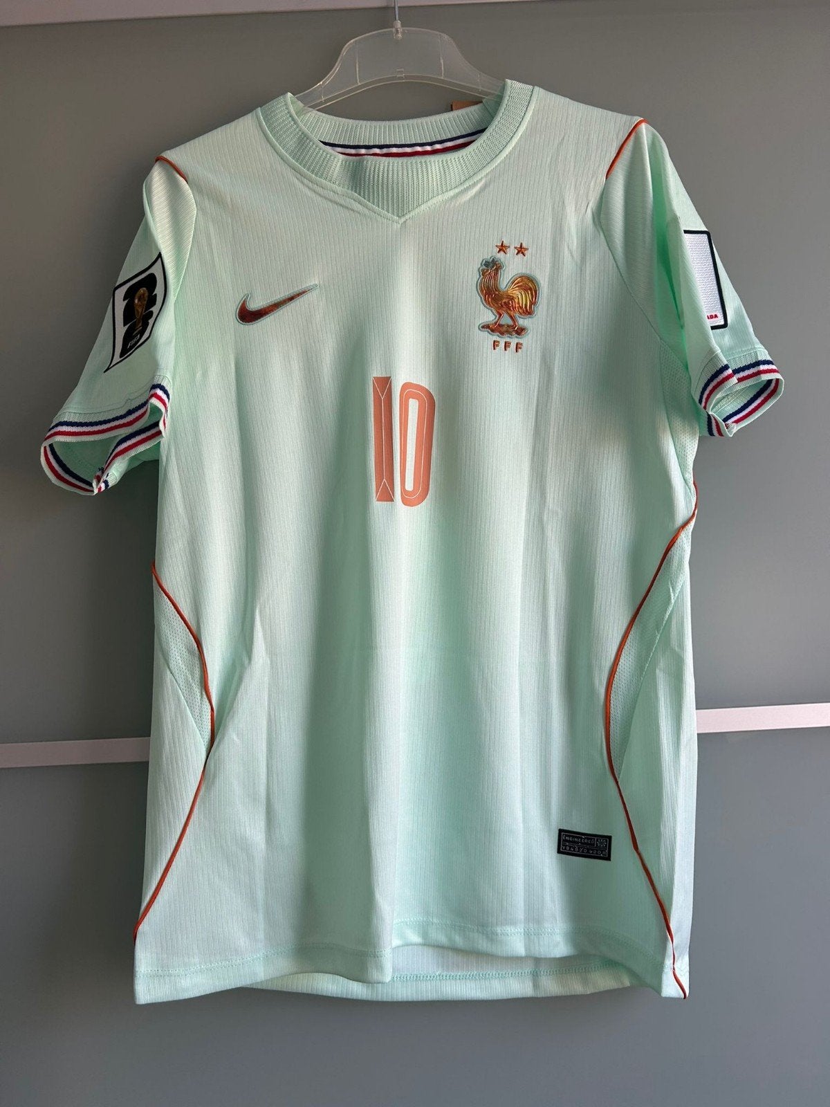Wk shirt Frankrijk uit Mbappe, Ophalen of Verzenden, Nieuw, Zwart, Voetbal