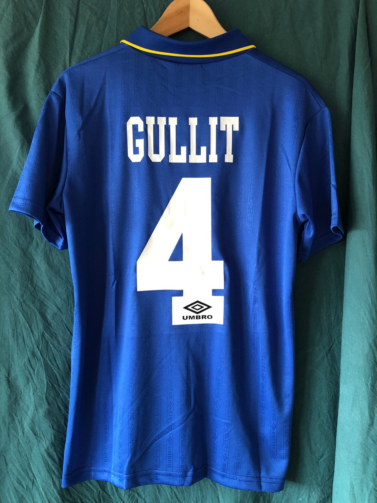 Gullit Chelsea retro voetbalshirt maat M, Ophalen of Verzenden, Zo goed als nieuw, Shirt