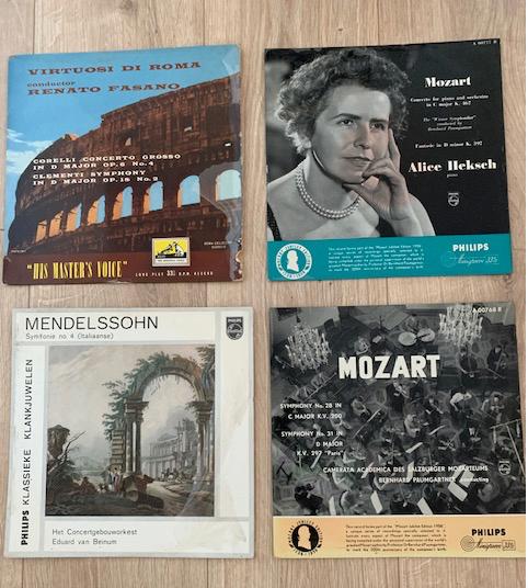 13 Klassiek grammofoonplaten (zie alle foto's), Cd's en Dvd's, Vinyl | Klassiek, Ophalen, Overige formaten, Classicisme, Kamermuziek