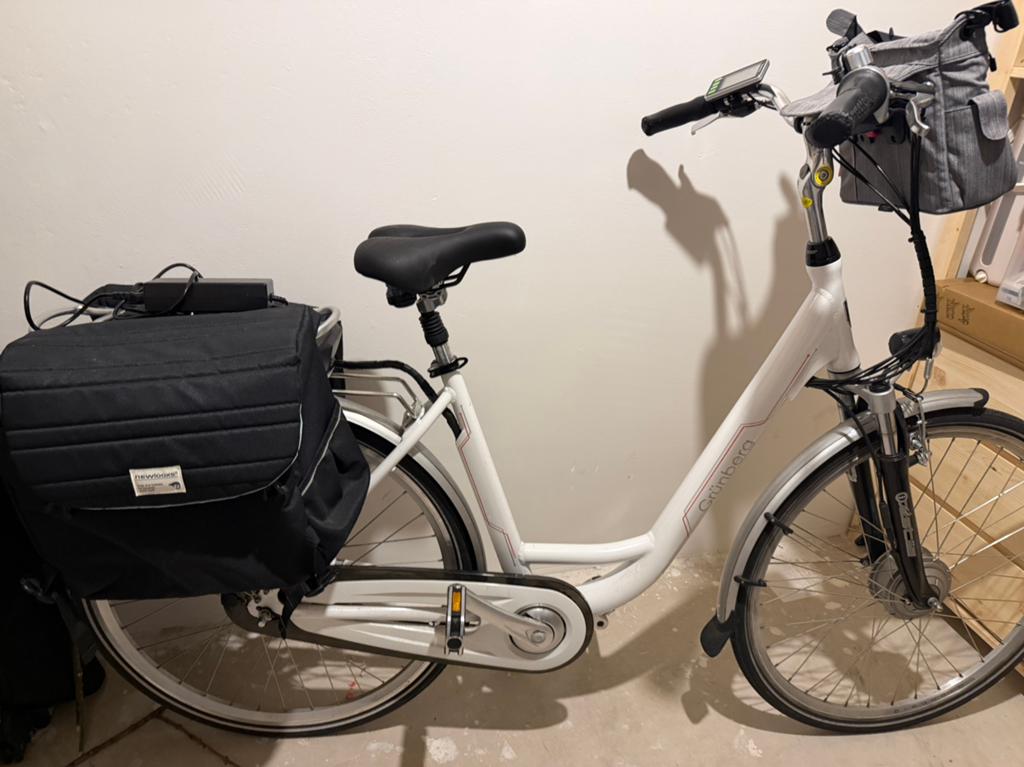 Elektrische fiets met nieuwe ac cu, Ophalen, Zo goed als nieuw, Elektrische fiets, Frame
