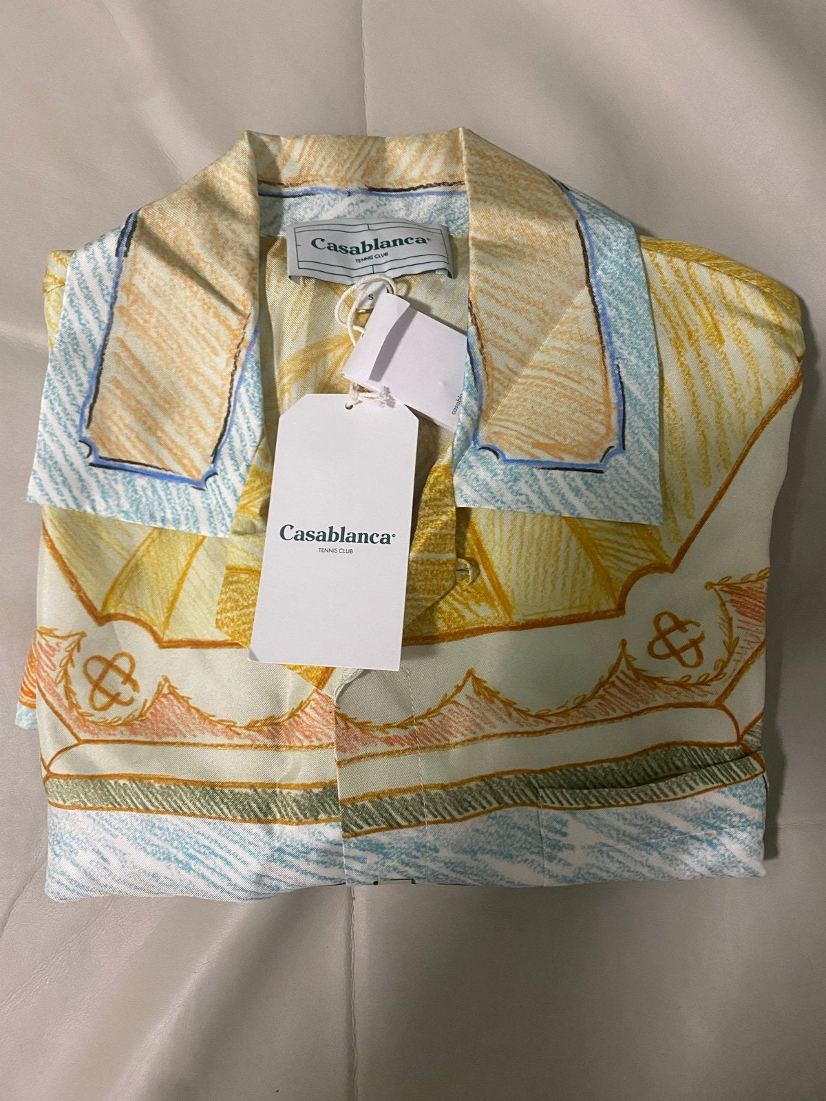 Casablanca L’Appartement De Rêve Zijden Blouse Maat S, Kleding | Heren, Ophalen of Verzenden, Nieuw, Meerkleurig, Halswijdte 38 (S) of kleiner