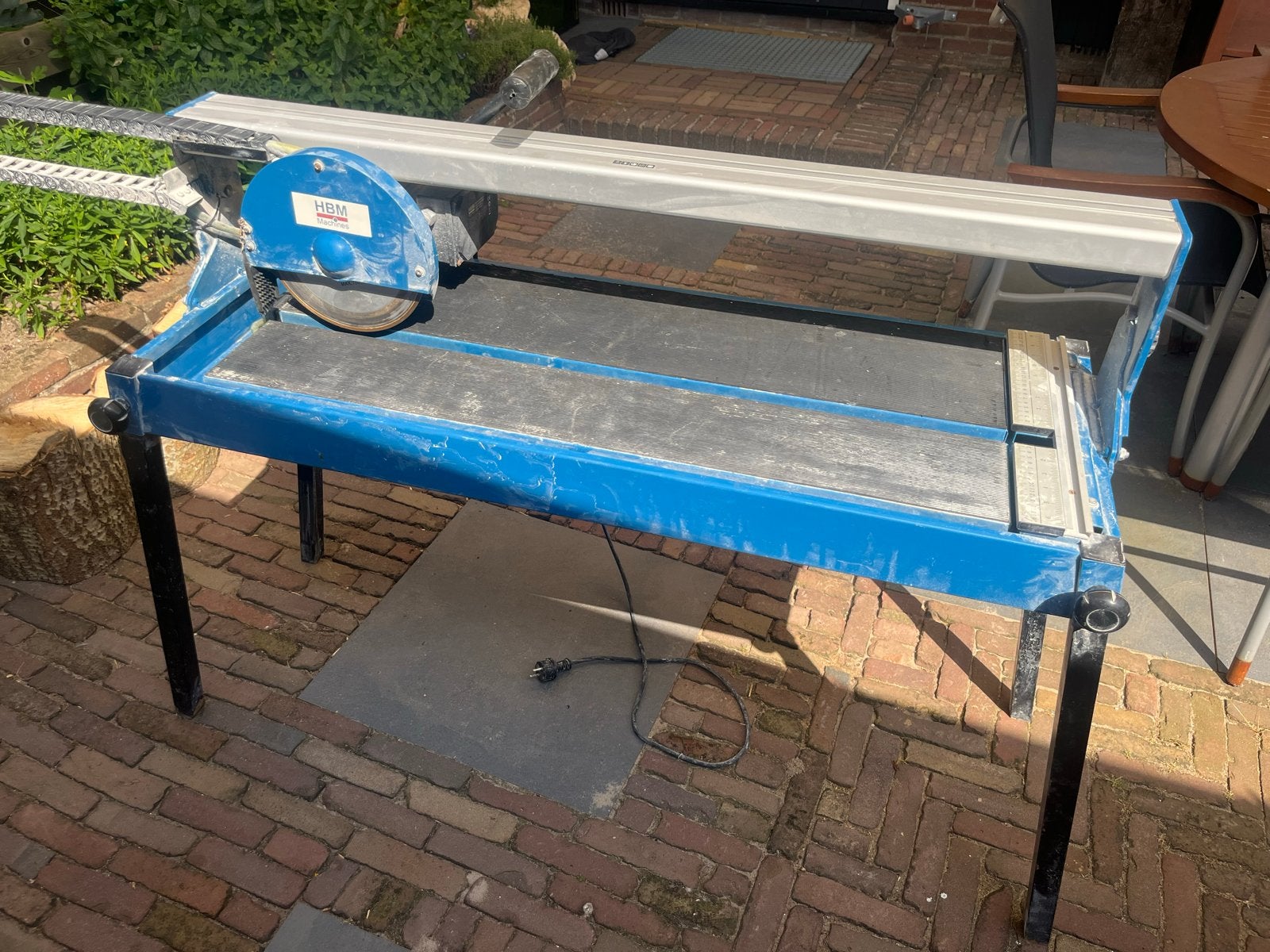 HBM Tegelzaagmachine 920mm - 1200 Watt, Doe-het-zelf en Verbouw, Gereedschap | Zaagmachines, Ophalen, Gebruikt, Overige typen