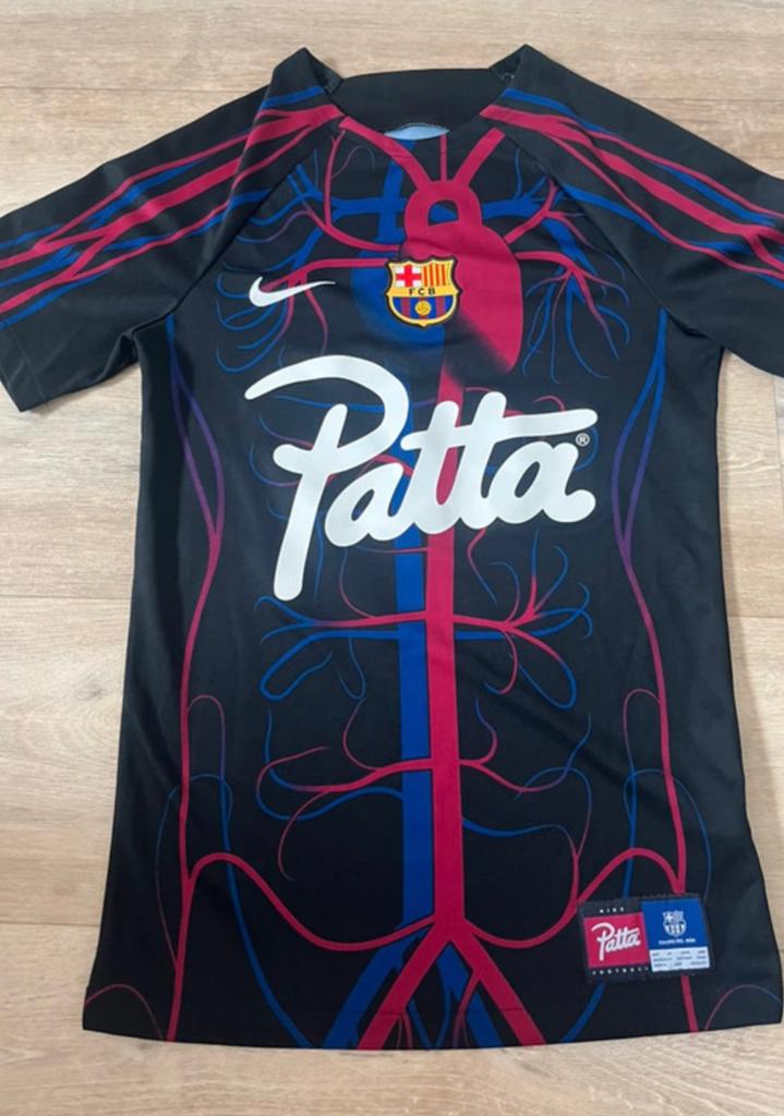 Nike x Patta FC Barcelona maat xs, Maat XS of kleiner, Verzenden, Zo goed als nieuw, Shirt