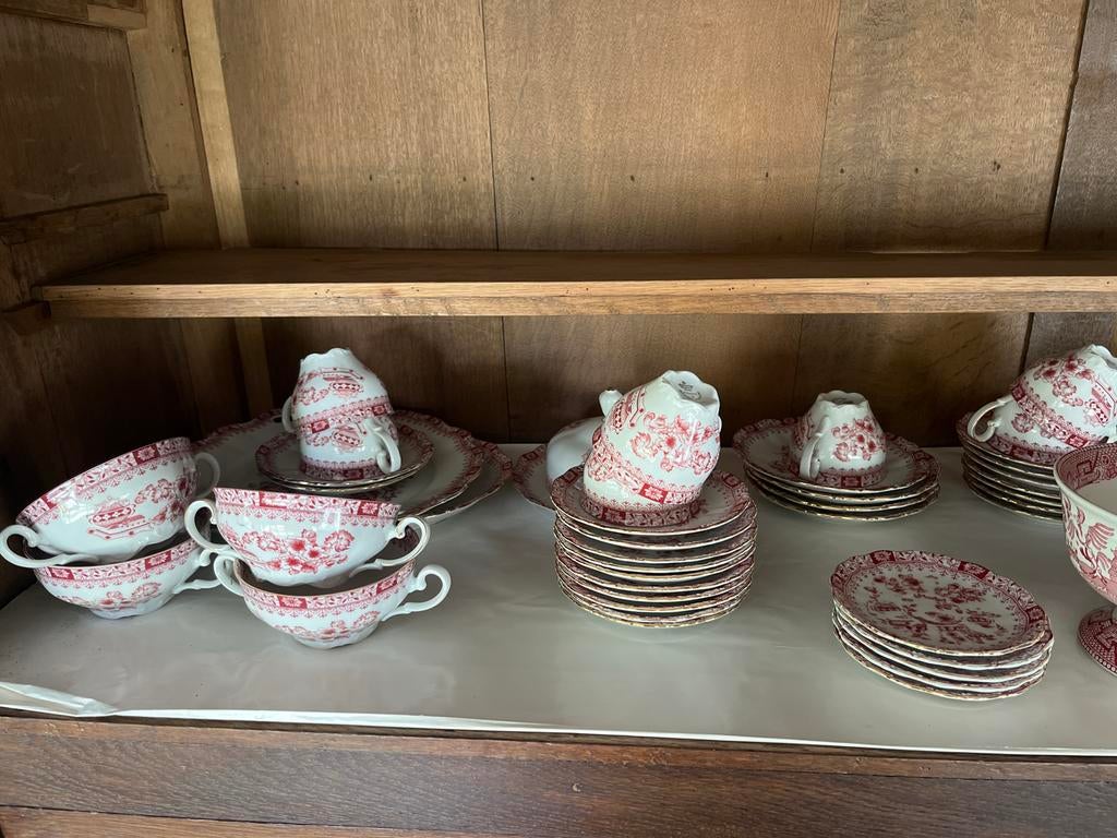 Vintage Selbmann Weiden Bavaria Porseleinen Servies, Antiek en Kunst, Ophalen of Verzenden