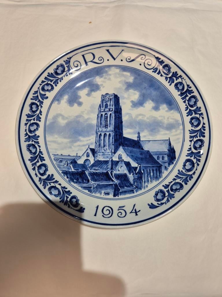 Bord porse fles diameter 23 cm, Ophalen of Verzenden