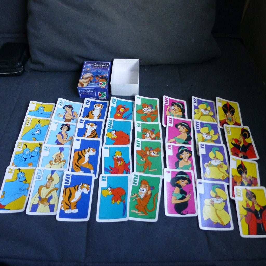 Kwartet Aladdinvan selecta, Verzamelen, Speelkaarten, Jokers en Kwartetten, Ophalen of Verzenden, Zo goed als nieuw, Kwartet(ten)