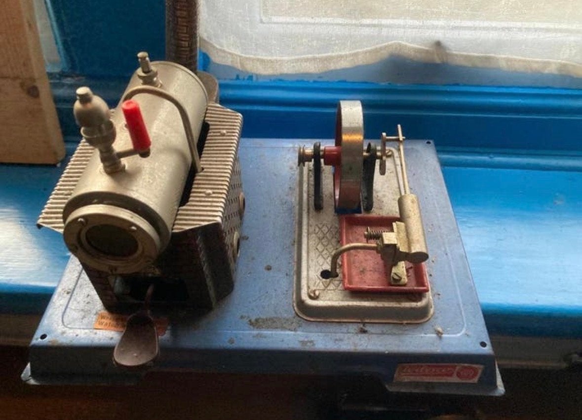 Wilesco Stoommachine Oscillerend Model, Ophalen of Verzenden, Gebruikt