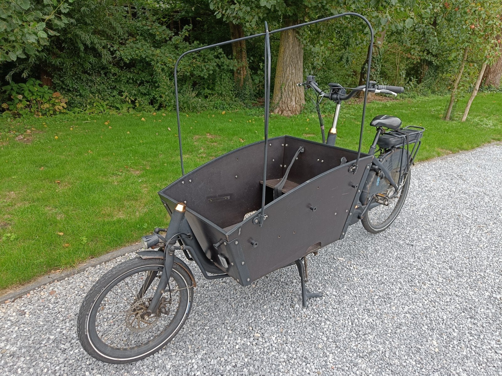 Elektrische bakfiets Vogue Carry opknapper (incl. regenhoes), Fietsen en Brommers, Overige merken, 4 kinderen of meer, Gebruikt