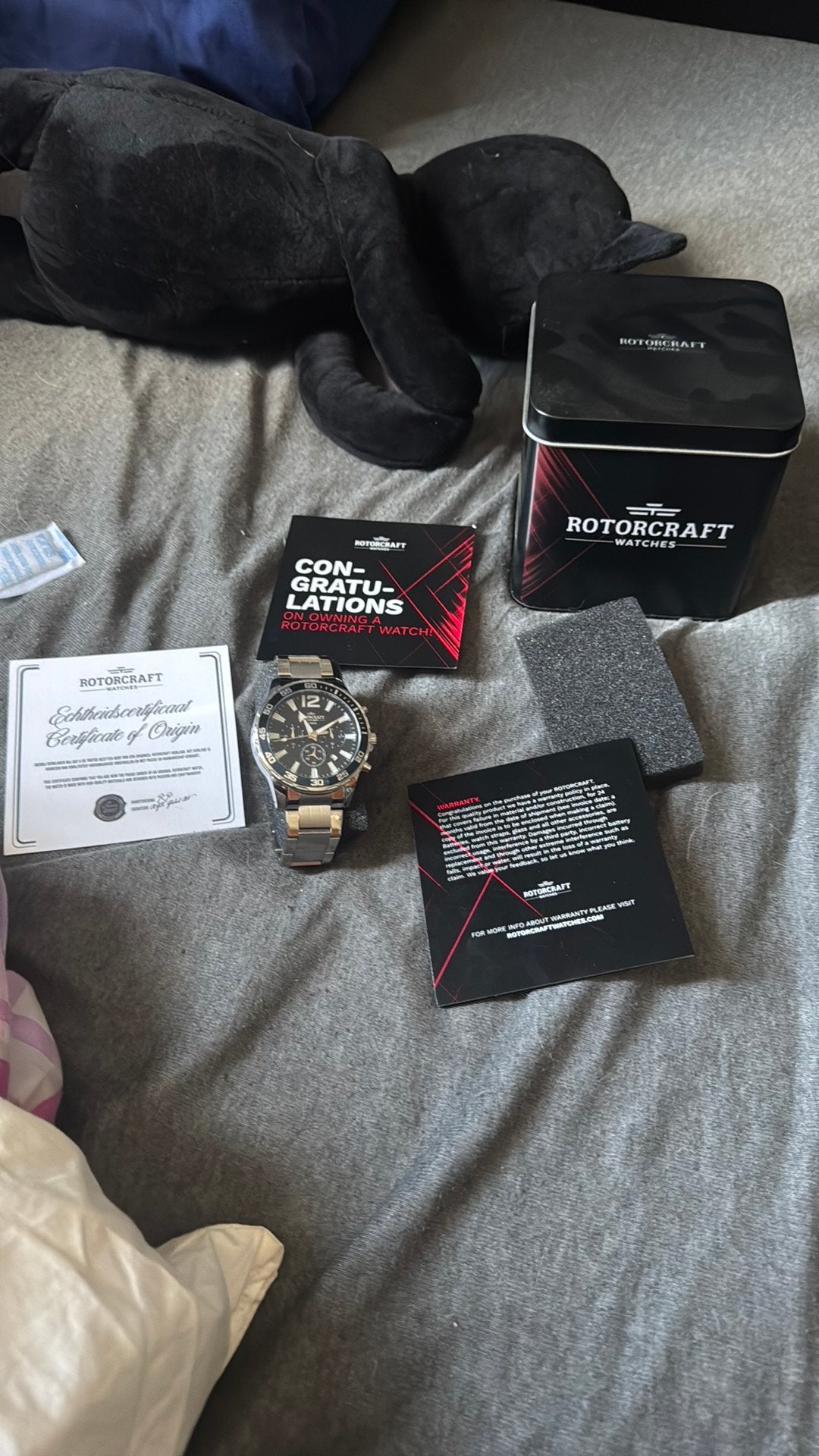 Rotorcraft horloge nieuw rc4601, Ophalen of Verzenden, Nieuw met kaartje, Heren, Overige typen