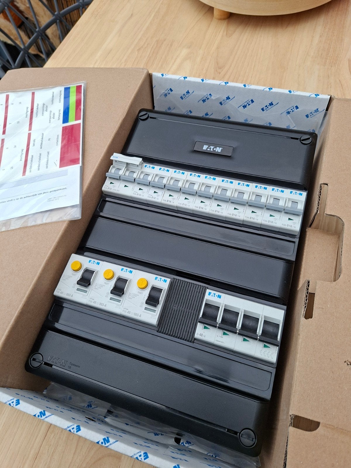 Eaton groepenkast 10 groepen + kookgroep, Ophalen of Verzenden, Nieuw, Overige typen