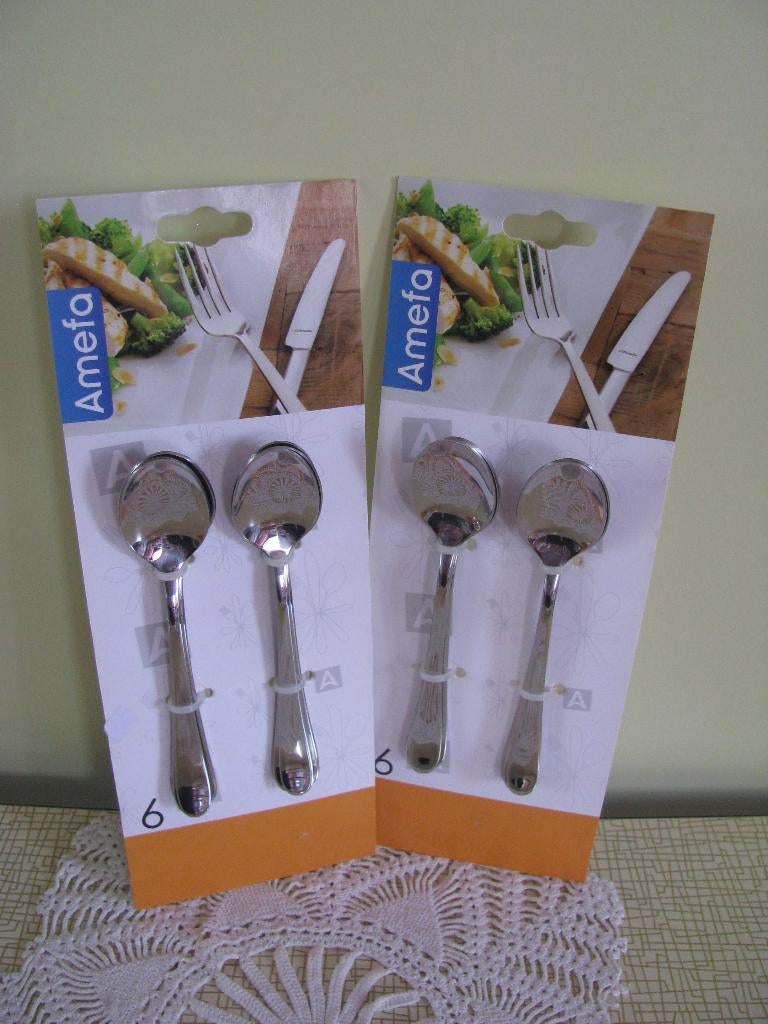 12 x 🥄 lepel * NIEUW * Amefa * 14 cm * in 1 koop = € 10, Nieuw, Ophalen of Verzenden, Rvs of Chroom, Vaatwasserbestendig