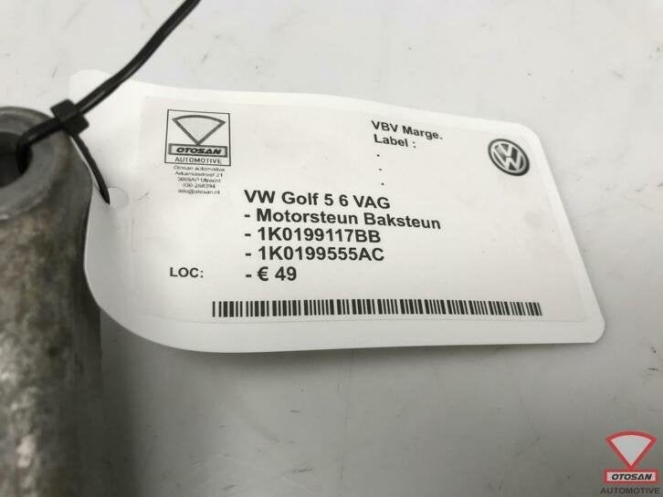 vw golf 5 6 vag motorsteun baksteun 1k0199555ac 1k0199117bb, Gebruikt, Volkswagen, Volkswagen AG, Berliner Ring 2
38440  Wolfsburg, DE
