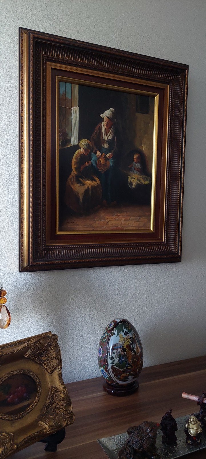 Olieverfschilderij van Wim Enneking: Gezinsleven, Ophalen