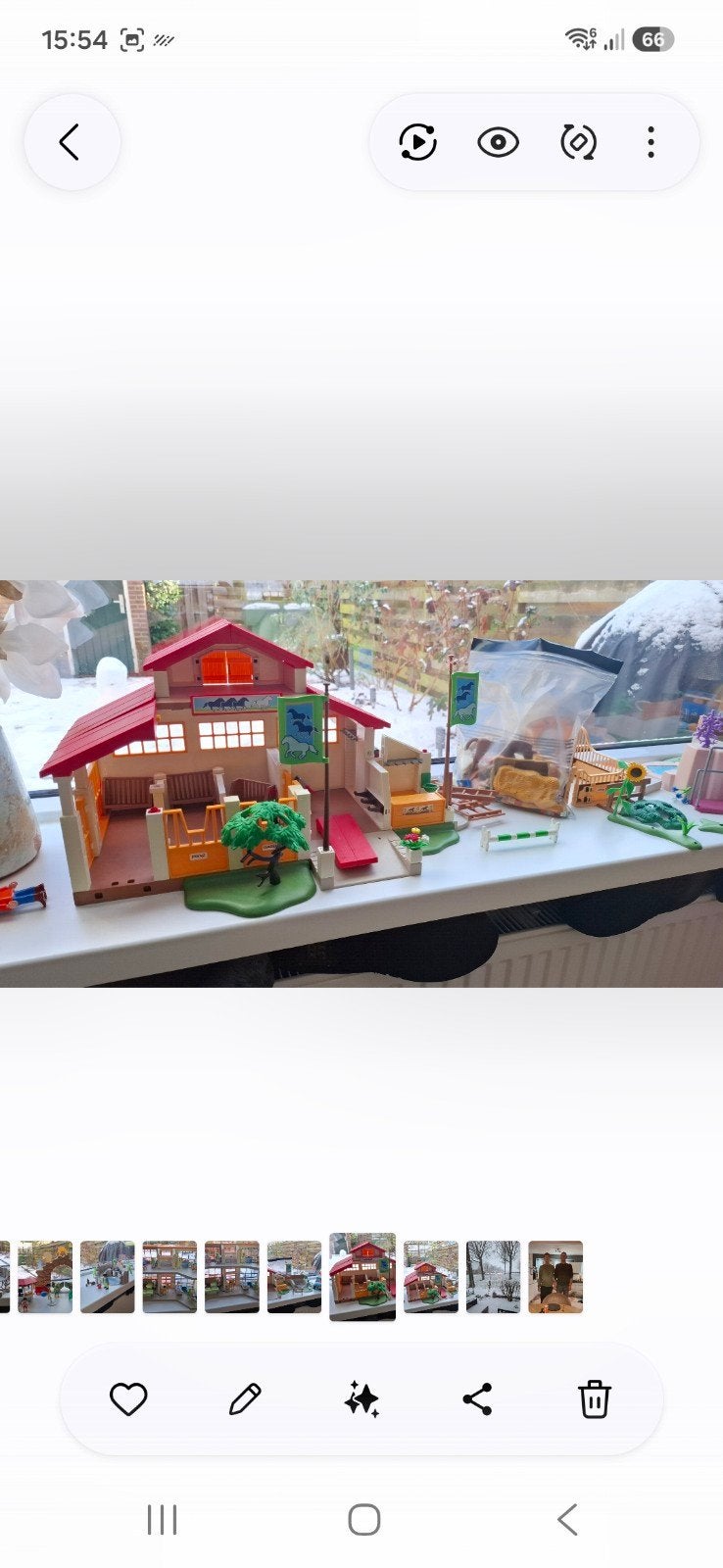 Playmobil Paardenstal met accessoires, Ophalen