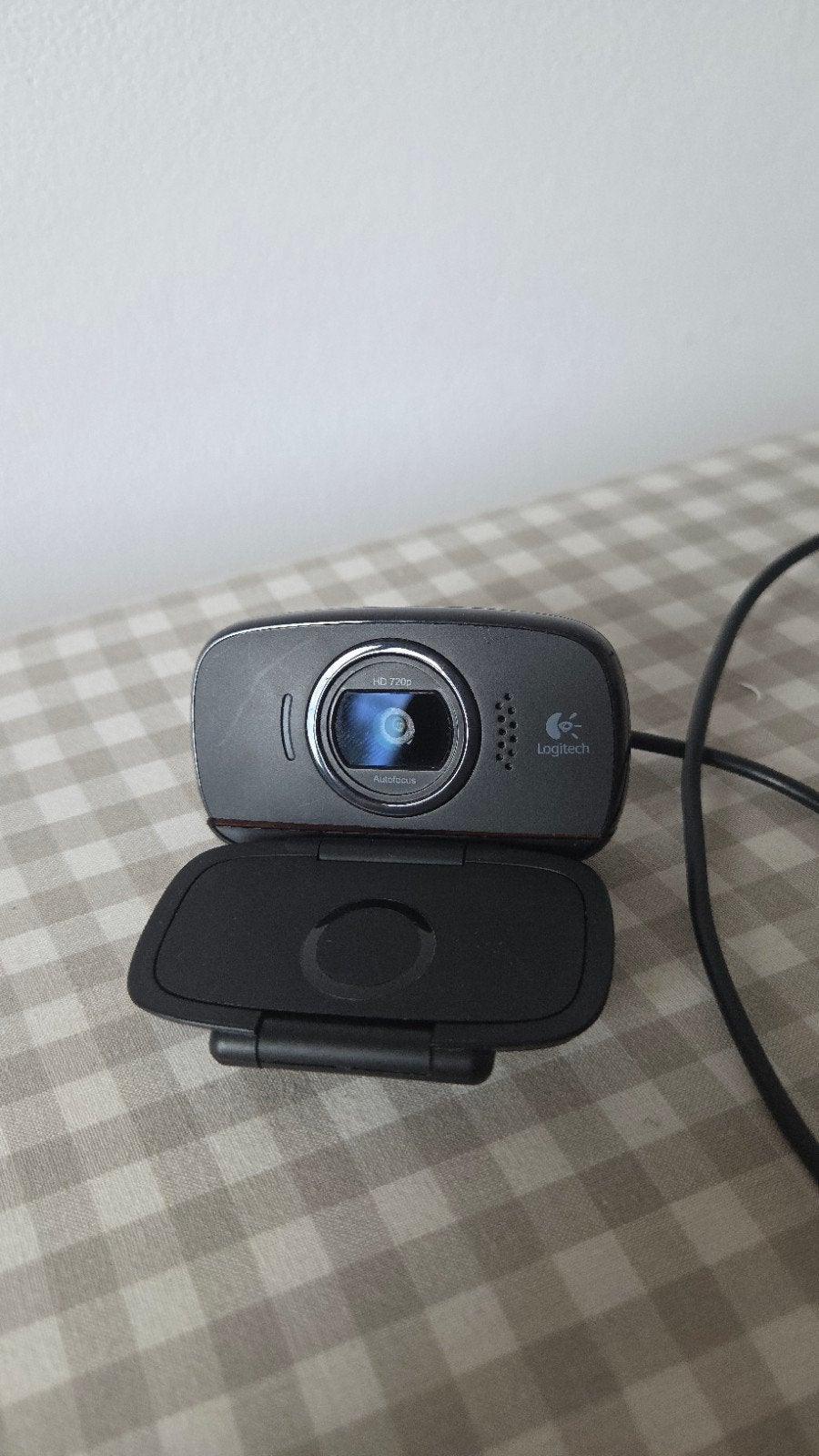 Logitech HD 720p Webcam met Autofocus, Computers en Software, Webcams, Gebruikt, Bedraad, ChromeOS, MacOS, Windows, Monitorclip