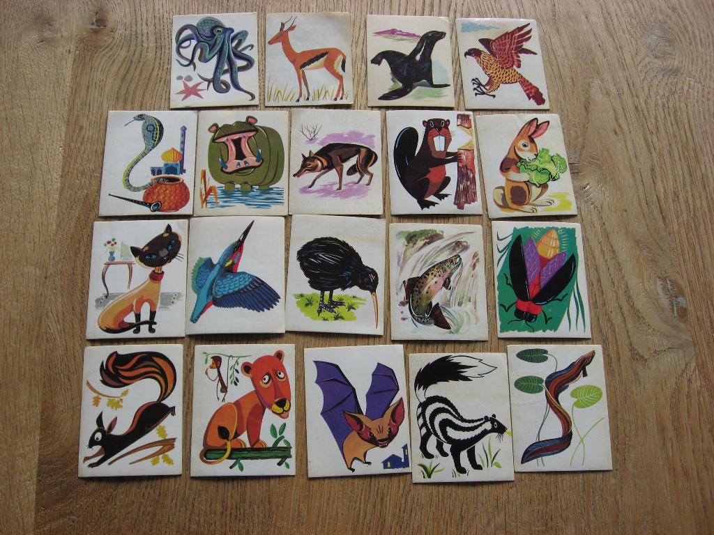 Panini Animals Dieren Vintage Stickers, Ophalen, Nieuw, Overige typen