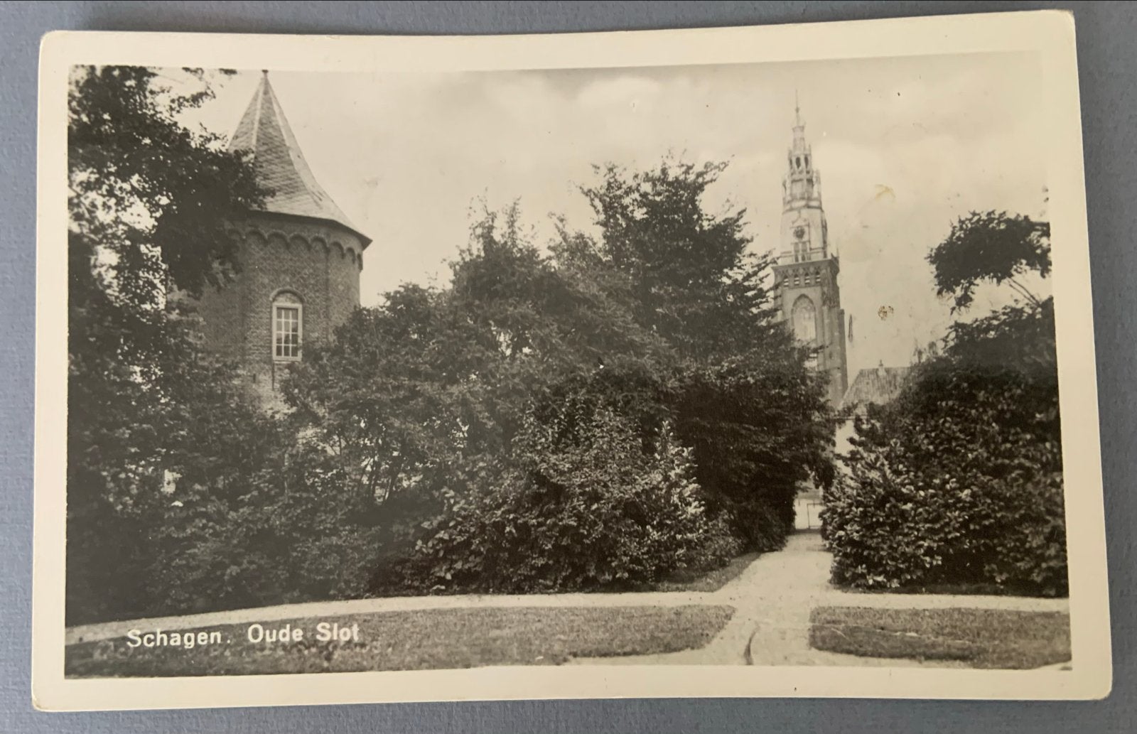 Schagen - Oude Slot, Verzenden, 1940 tot 1960, Gelopen, Noord-Holland