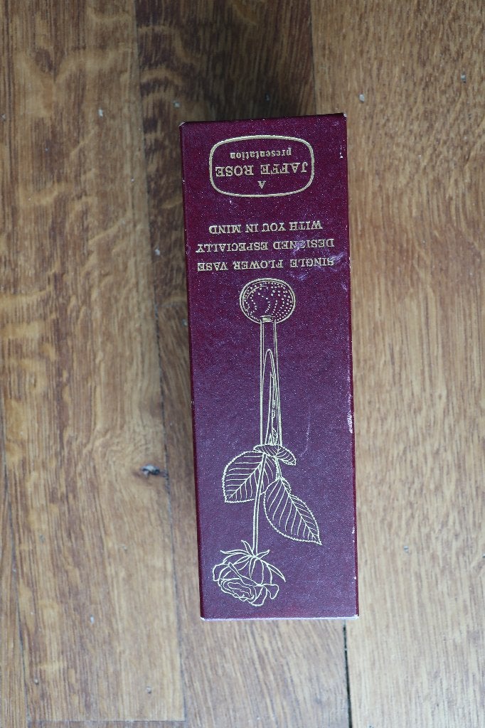 VINTAGE Jaffe Rose Single Flower Vase (Original Packaging), Ophalen of Verzenden