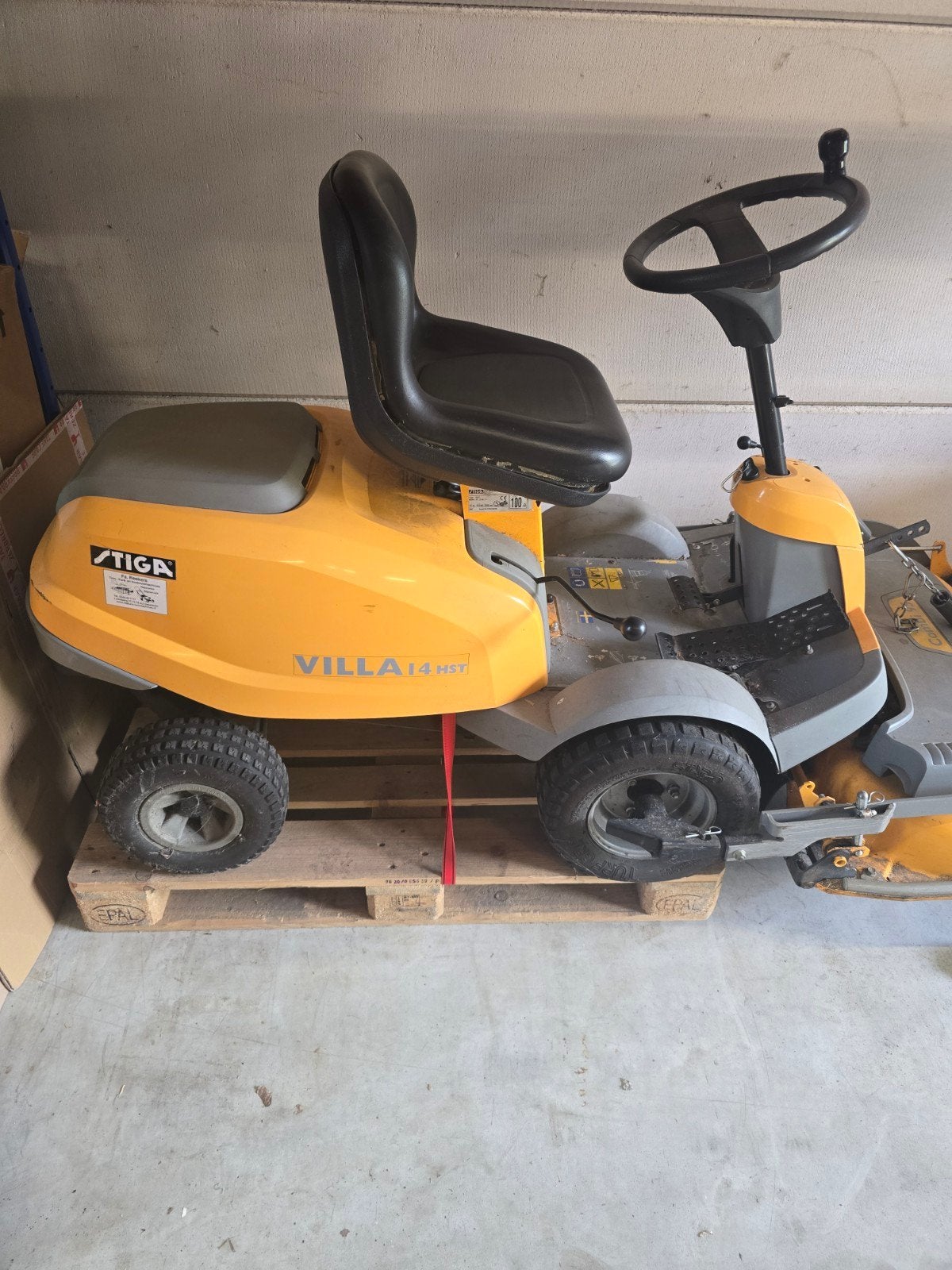 Stiga Villa 14 HST Zitmaaier - Gebruikt, Ophalen, Cirkelmaaier, Gebruikt, Stiga
