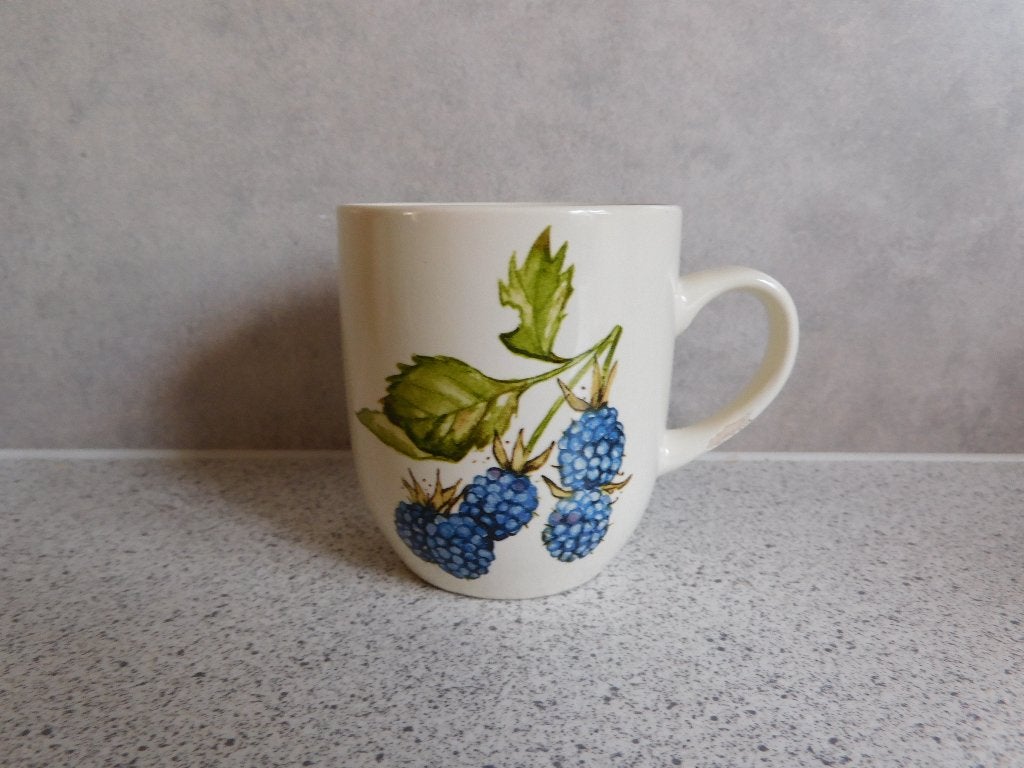 Mok Blauwe Braam TS - 150 ml, Keramiek, Zo goed als nieuw, Overige stijlen, Jet by Ter Steege