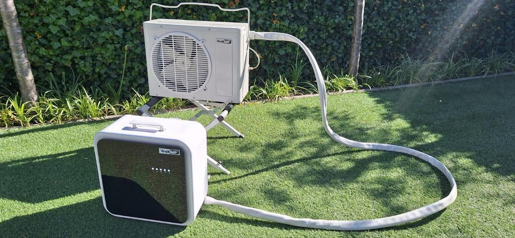 Vechline Portable Split Airco 7000BTU, Witgoed en Apparatuur, Airco's, Gebruikt, Mobiele airco, Minder dan 60 m³, 3 snelheden of meer