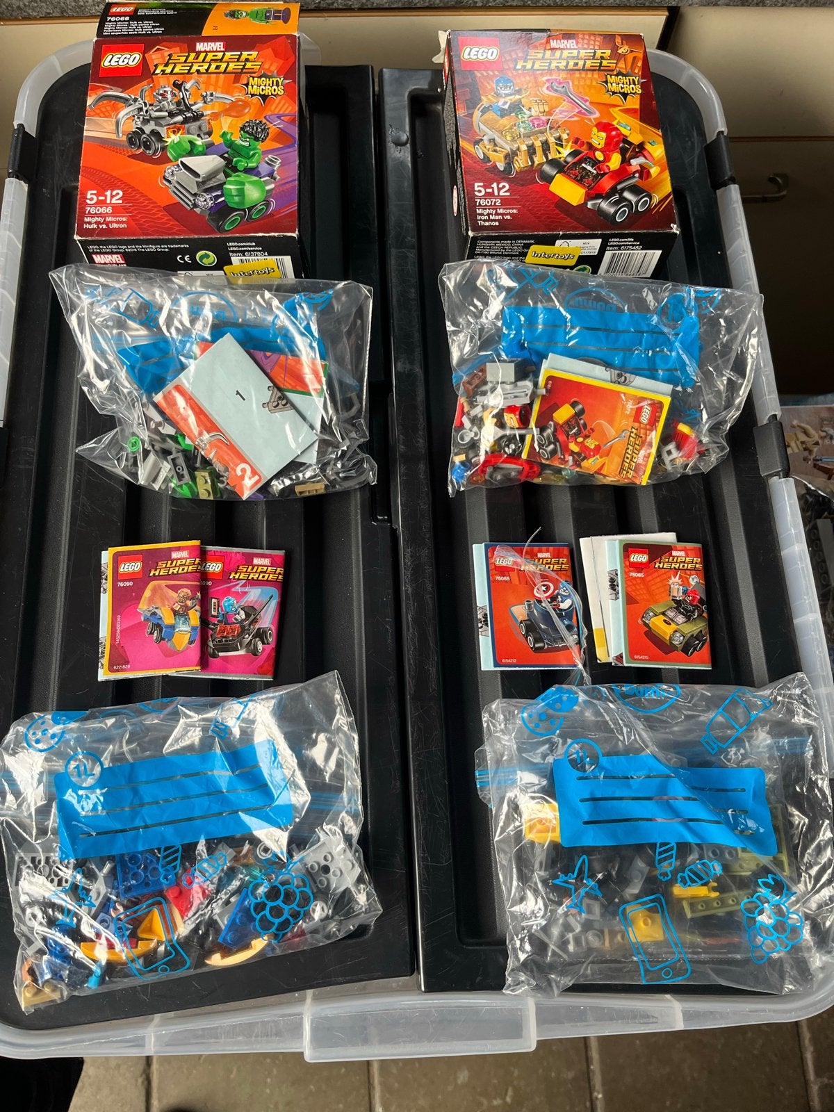 LEGO Marvel Super Heroes Mighty Micros sets (2 stuks), Ophalen of Verzenden, Nieuw, Overige merken