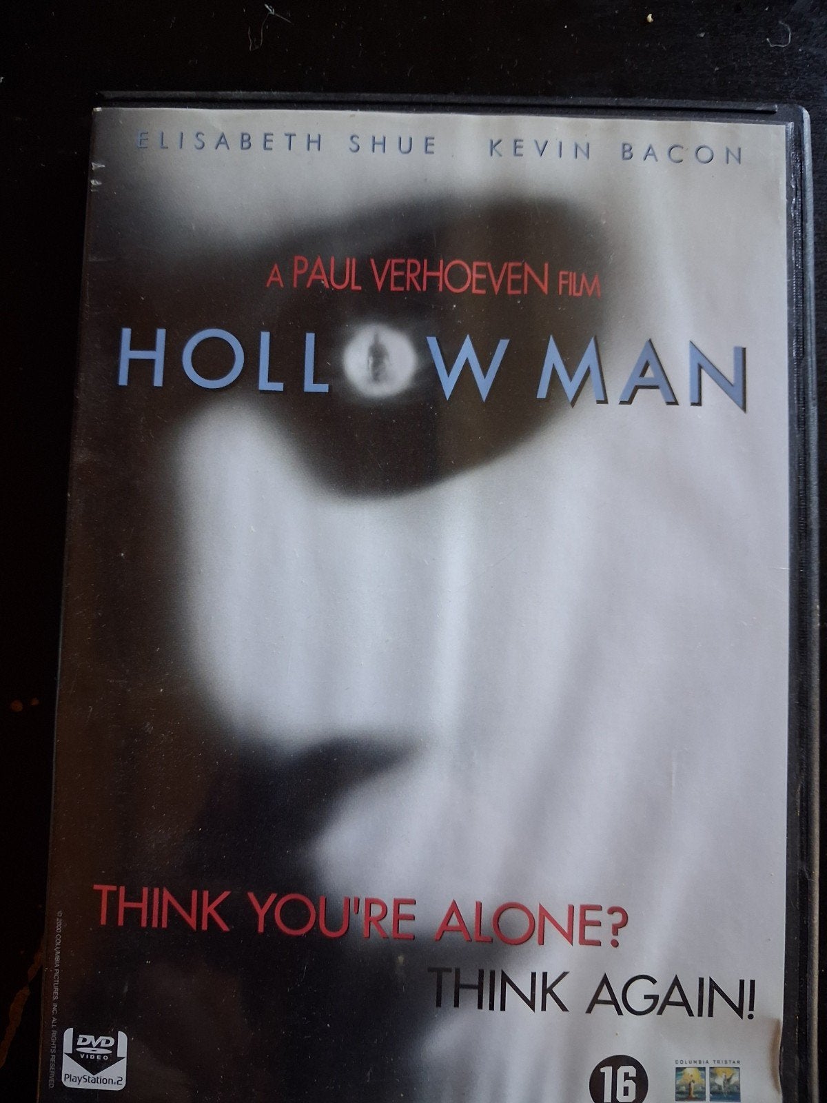 Hollow Man DVD - Paul Verhoeven film met Kevin Bacon, Psychologische thriller, Engels, Vanaf 16 jaar, Nederlands